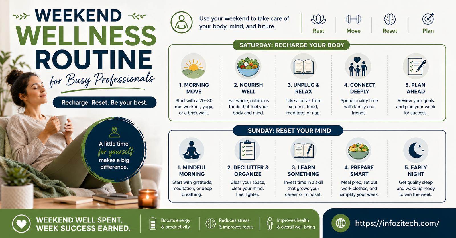 Weekend Wellness Routine for Busy Professionals: How to Actually Recover Before Monday