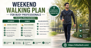 Weekend walking plan for busy professionals