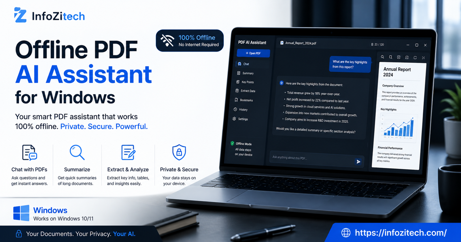 Offline PDF assistant for Windows