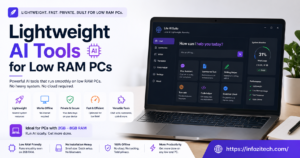 Lightweight AI tools for low RAM PCs
