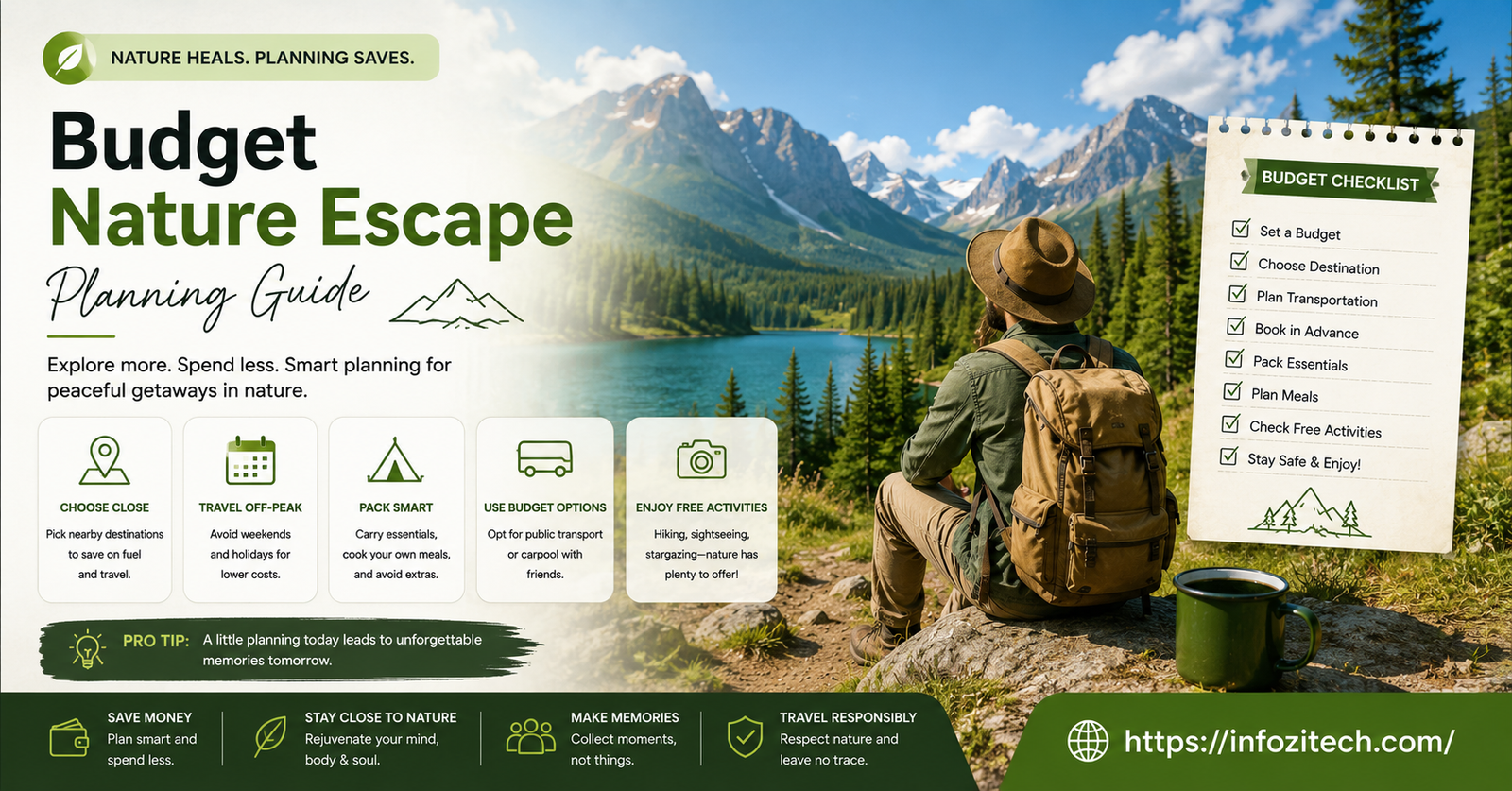 Planning your nature escape within budget
