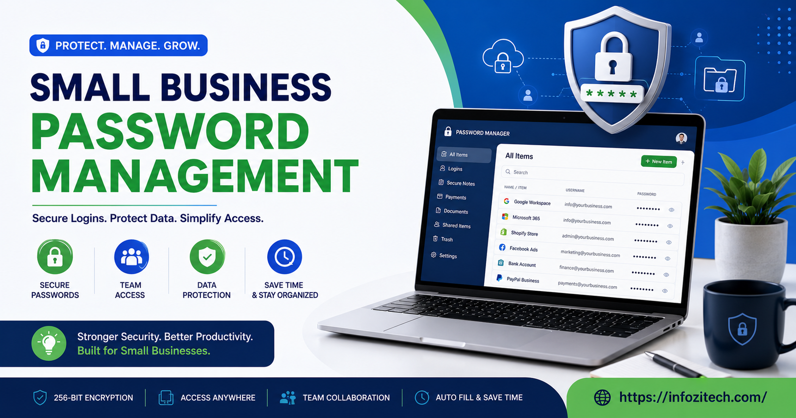 Small business password management solution