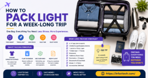 Pack light, travel smart guide