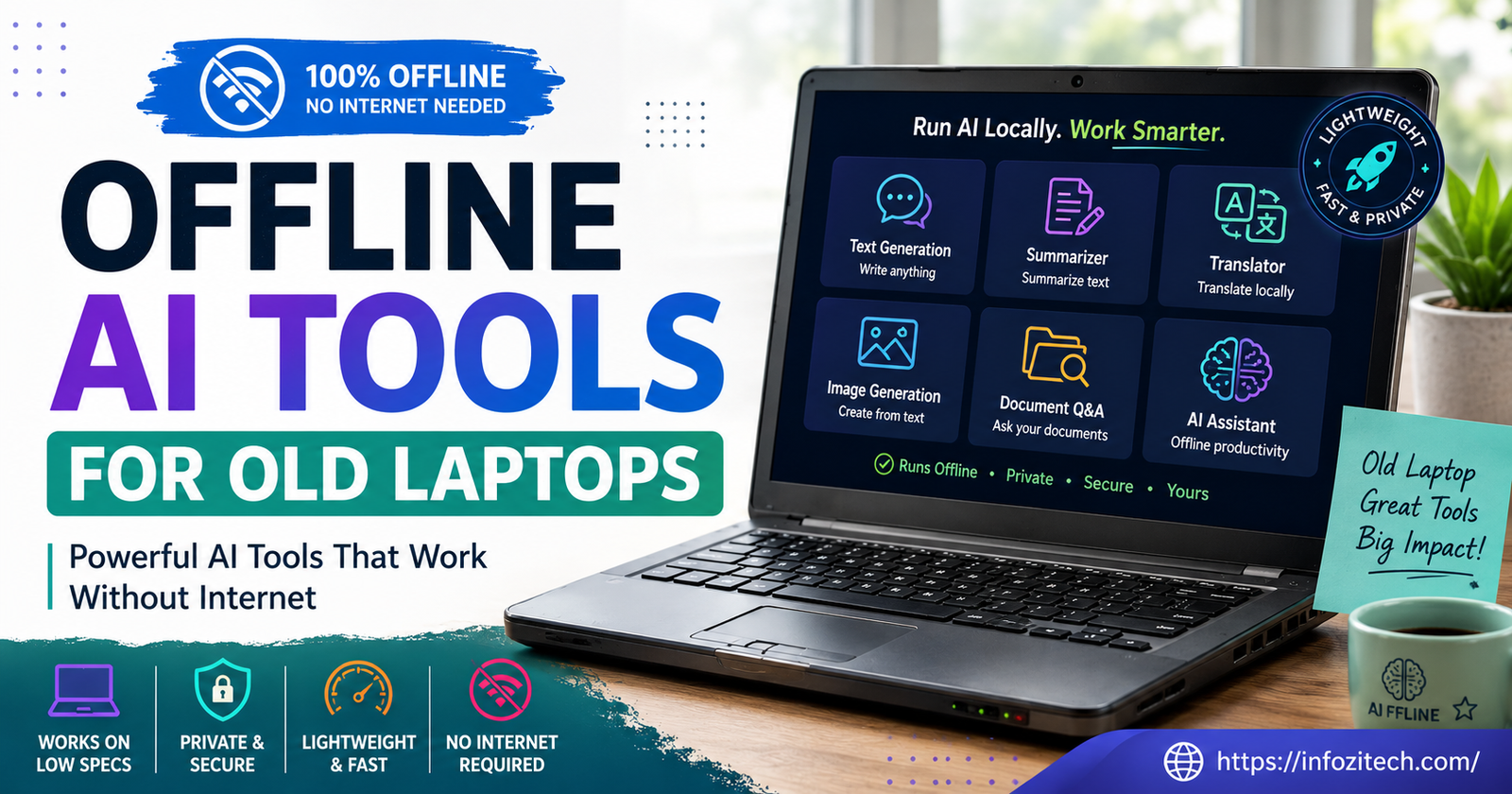 Offline AI Tools for Older Laptops