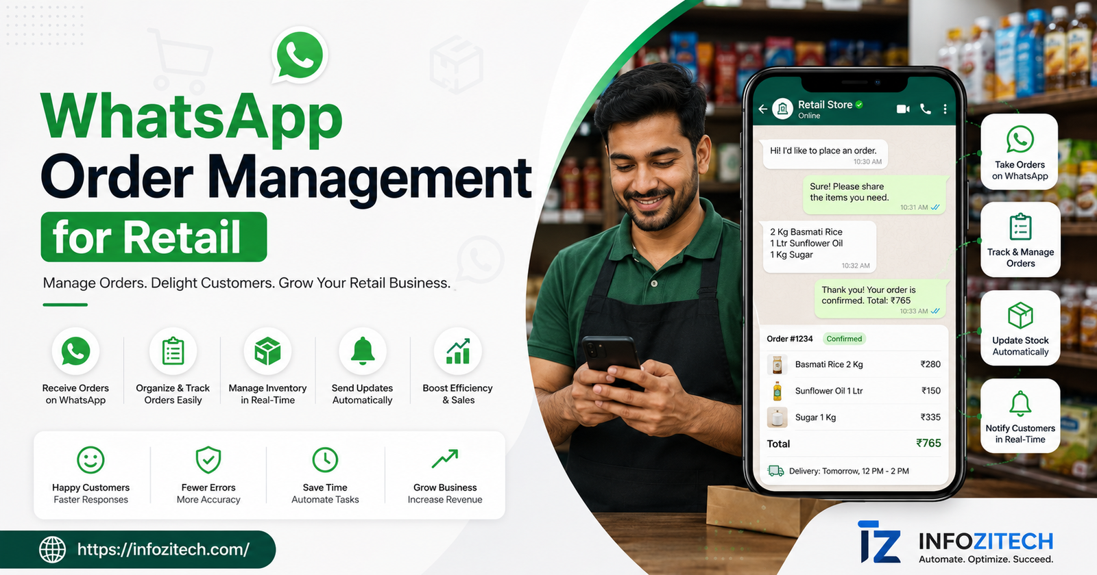 WhatsApp Order Management for Retail