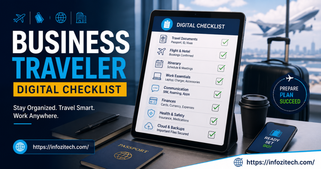 Business Traveler Digital Checklist