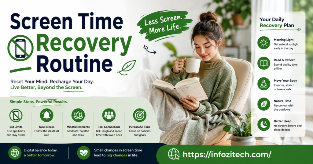 Screen Time Recovery Routine