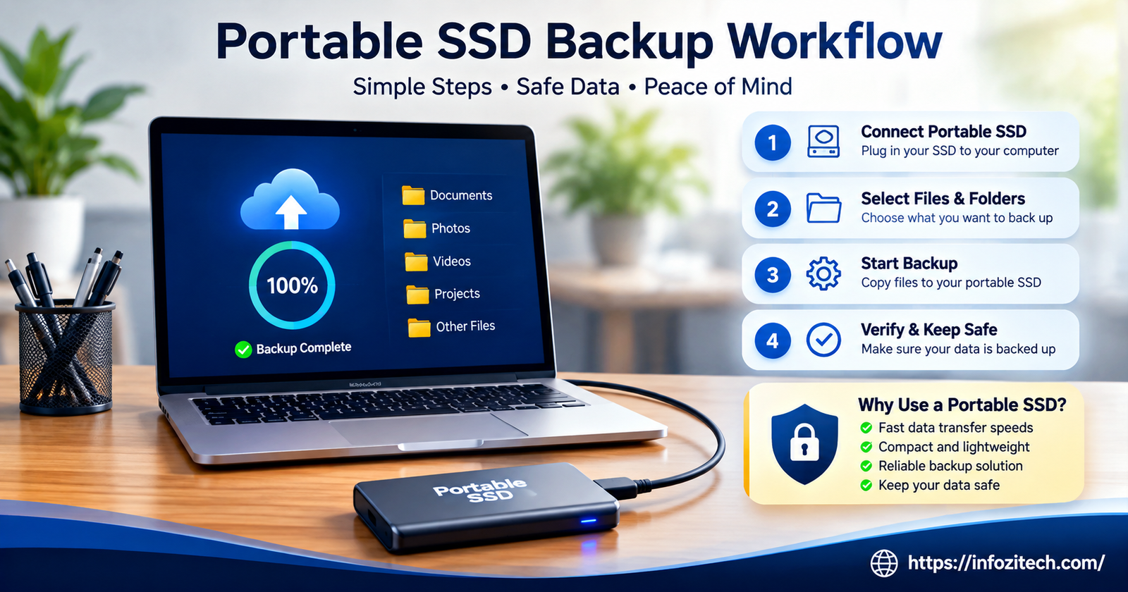 Portable SSD Backup Workflow