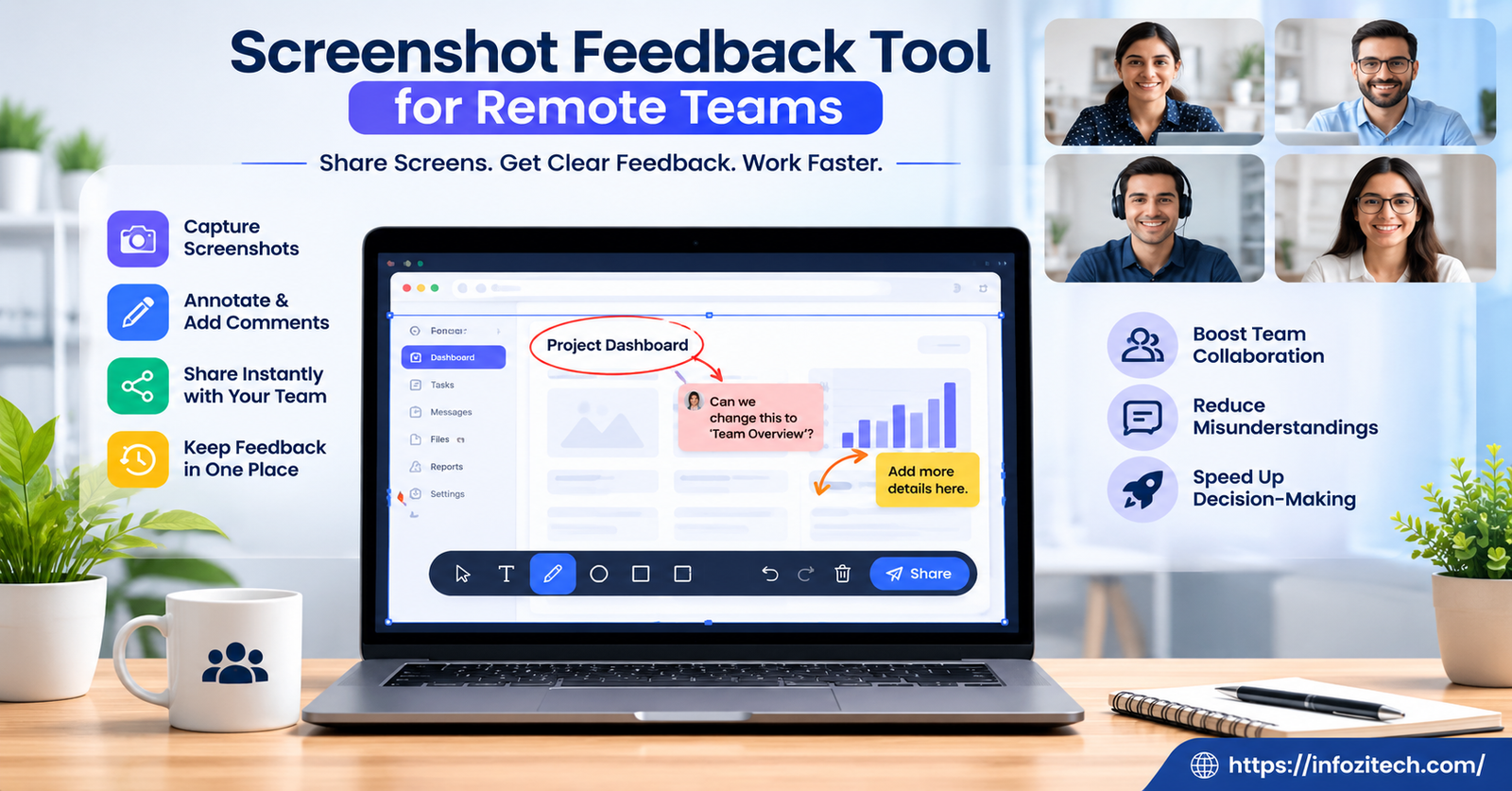 Remote Team Screenshot Feedback Banner
