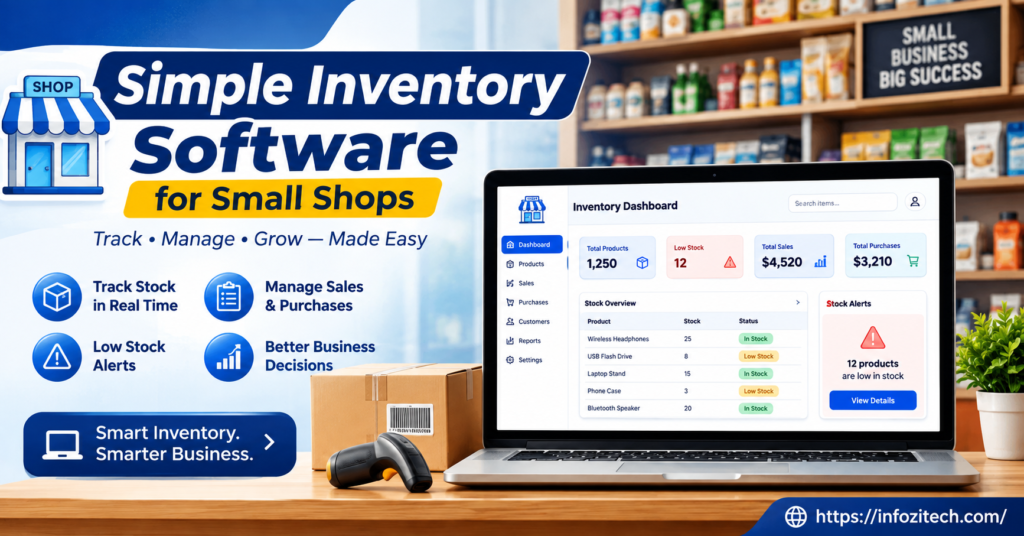 Simple Inventory Software Banner