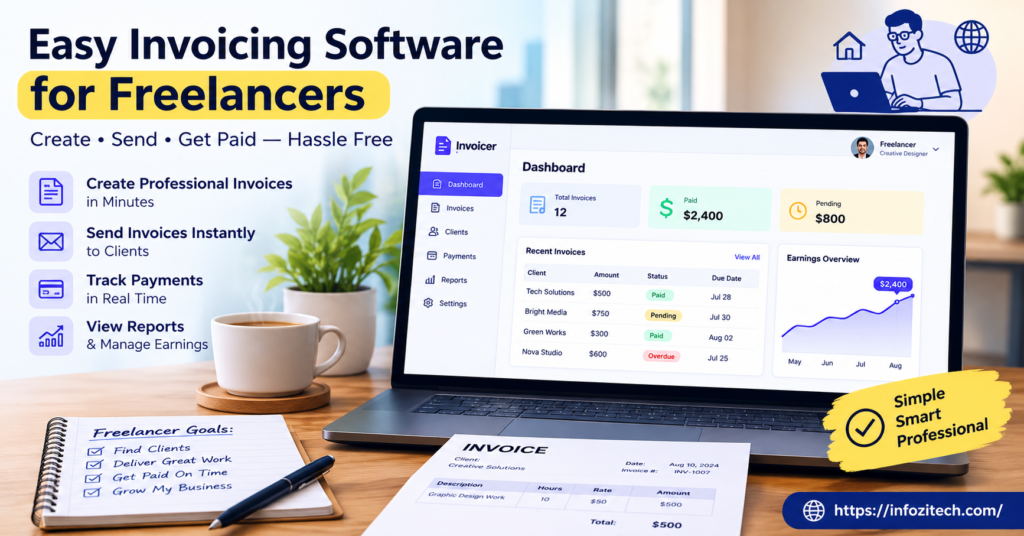 Freelancer Invoicing Workspace Dashboard