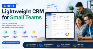 Lightweight CRM for Small Teams